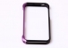Addison IP-407 Siyah/Mor Iphone 4, 4S Metal Klf + effaf Ekran Koruyucu