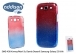 Addison SMG-438 Krmz/Mavi Su Damla Desenli Samsung Galaxy S3 Klf