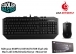 CM Storm SGB-3010-KKMFI-UI-DEVASTATOR Siyah Usb Mavi Ledli Q Multimedia Klavye + Mouse Set