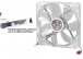 Cooler Master R4-L8S-18KB-GP 80*80*25mm Led On/Off Kasa Fan