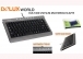Delux world DLK-5300U Siyah USB Q Multimedia Klavye