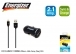 Energizer DC1UHMC2 arj Aleti 3L akmak ok/Usb Micro Usb 2100MA Ara arj Kiti