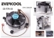 Evercool CS-775-15 Aliminyum CPU Fan