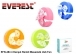 Everest EFN-484 4 Kark Renkli Masast Usb Fan