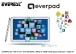 Everest EVERPAD DC-1100-16 10.1 IPS 1GB DDR3 1.6GHz X2 16GB Parlak Beyaz Android 4.1 Tablet Pc