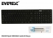 Everest KB-530 Siyah USB Q Multimedia Klavye