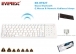 Everest KB-BT027 Beyaz Bluetooth Mause   Numeric Q Multimedia Kablosuz klavye