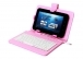 Everest KB-TAB07 7 Pembe Micro+Mini Usb Trke Q Klavye Tablet Pc Klf