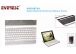 Everest KB650BTUK Beyaz Bluetooth Aluminum Q Multimedia Kablosuz klavye