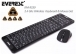 Everest KM-9239 Siyah Kablosuz Q Standart Klavye + Mouse Set