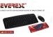 Everest UN-795 Siyah Usb Q Multimedia Klavye + Mouse Set