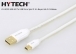 Hytech HY-W350 USB AM To USB Micro 5pin M 2m Beyaz Usb 2.0 Kablosu