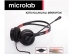 Microlab K270 Siyah/krmz Mikrofonlu Kulaklk