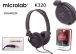 Microlab K320 Siyah Mikrofonlu Kulaklk