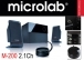 Microlab M-200 2+1 Parlak Siyah Kablo Kumandal Speaker