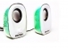 Mikado MD-181 2.0 Yeil Ledli USB Speaker