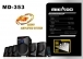 Mikado MD-353 5+1 Usb+SD+FM Destekli Multimedia Speaker
