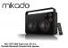 Mikado MD-73BT 60W Siyah Usb+SD+Fm Destekli Bluetooth Karaoke Giri Speaker