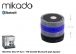 Mikado MD-BT11 Mavi TF Kart+FM Destekli Bluetooth arjl Speaker