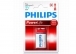 Philips 6LR61P1B/10 Alkaline 9V Pil