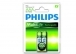 Philips R03B2A100/97 2 li arj Edilebilir nce Pil