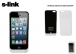 S-link 5G Beyaz Iphone 5 Bataryal Klf