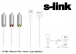 S-link IP-501 iPhone 4 AV + Data + arj Kablosu