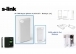 S-link IP-700 Beyaz Iphone 4/4S Klf + Batarya arj