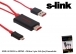 S-link MHL-50 MHL to HDMI + Mikro 5 pin S2 + Not Usb arj Konnektr