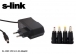 S-link SL-126C 12V 1A 1.2m 4 Ulu Universal Modem Adaptr