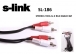 S-link SL-186 3m 2 Li RCA Stereo Kablo