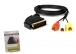 S-link SL-224 SCART TO 3 RCA 1.5m Kablo