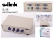 S-Link SL-341 4 Port VGA+PS2 1.8m M/M Kablolu Manuel Kvm Switch