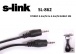 S-link SL-862 3m Stereo Ses Kablosu