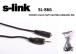 S-link SL-866 3m Stereo Uzatma Kablosu