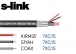 S-link SL-C210 2+1 Folyolu 100M CCTV Kablo