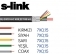 S-link SL-C410 4+1 Folyolu 100M CCTV Kablo