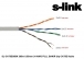 S-link SL-CAT5E05BK 305m 0.5mm 24 AWG Full Bakr UTP CAT5E Kablo