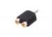 S-link SL-DC214 3.5 to 2 RCA F Stereo 25 li Paket Adaptr