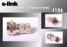 S-link SL-F186 18mmx8 RG6 50 Li Paket Erkek Connector