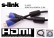 S-link SL-H018 HDMI TO HDMI 1.8m Altn Ulu 24K 1.4 Ver. 3D Kablo