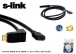 S-link SL-HF15 HDMI M to HDMI F 1.5m 1.4Ver. 3D li Kablo