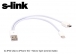 S-link SL-IP50 Usb to iPhone 5G + Micro 5pin evirici Kablo