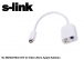 S-link SL-MDV25 Mini DVI to Video 20cm Apple Kablosu
