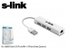 S-link SL-U602 Usb 2.0 To LAN + 3 Port Hub evirici