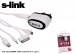 S-link SLX-22C arj Aleti 3L akmak ok/Usb 1000MA 220V Universal 4 in 1 iPhone4+Samsung+Kamera arj