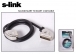 S-link SLX-630 SCART 1.5m Gold+Metal Kablo