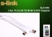 S-link SLX-846 1.8m TV 9.5 M TO M W/ 9.5F/F Adaptr