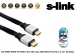 S-link SLX-M540 HDMI TO HDMI 1.8m Altn Ulu 24K+Metal Kon.Flat 1.4 Ver. 3D Kablo