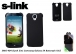 S-link SMG-404 Siyah 2in1 Samsung Galaxy S4 Bataryal Klf